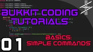 Bukkit Coding Tutorials 01 Basics Simple Commands