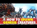 ARK GENESIS CREATURES SPAWN CODES Tamed And Untamed GUIDE