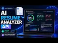 Ai-Based Resume Analyzer Python project Fast-Api Resume scanner CS Project-Idea