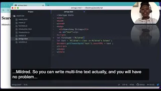 Week 16 - Lesson 4 Searching strings
