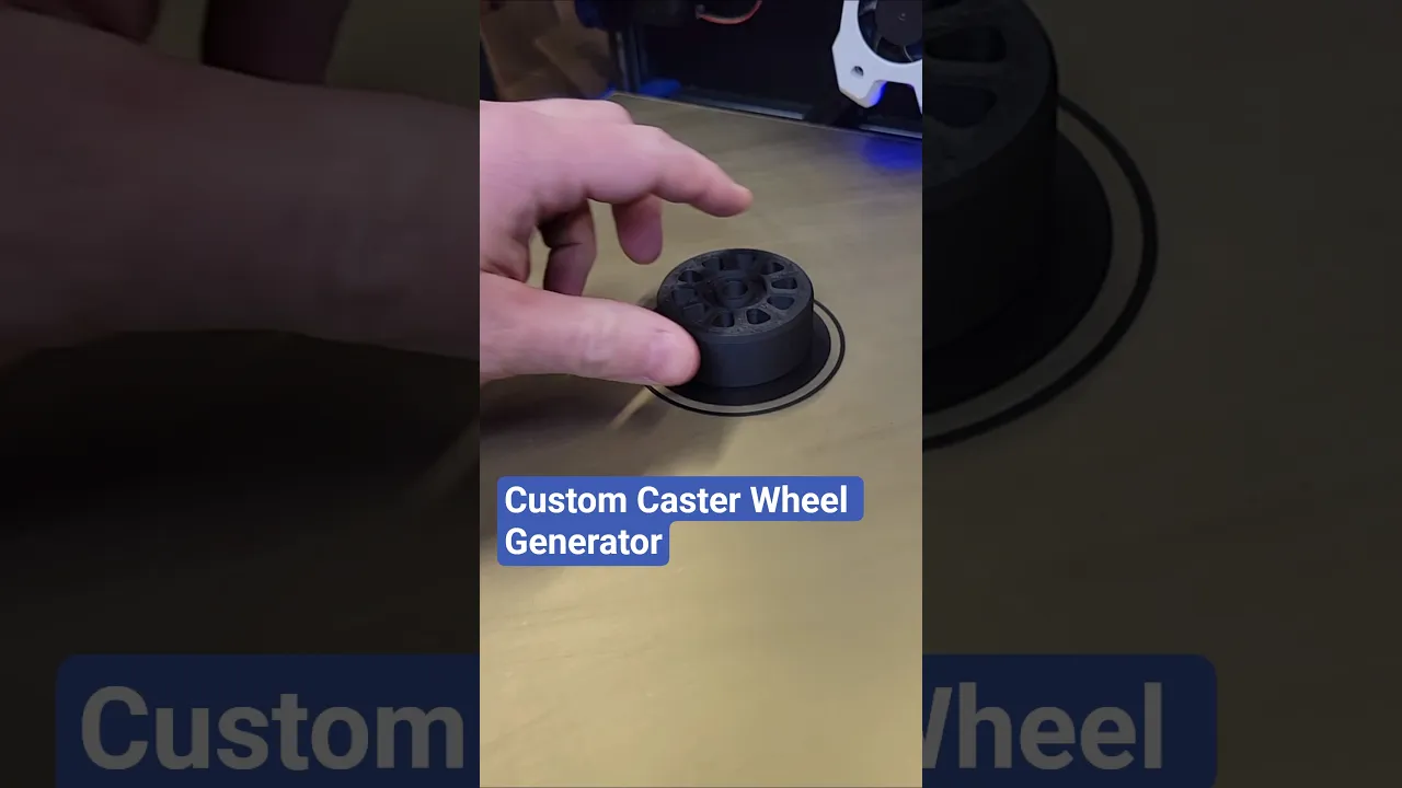 Replacement Caster Wheel Generator video thumbnail