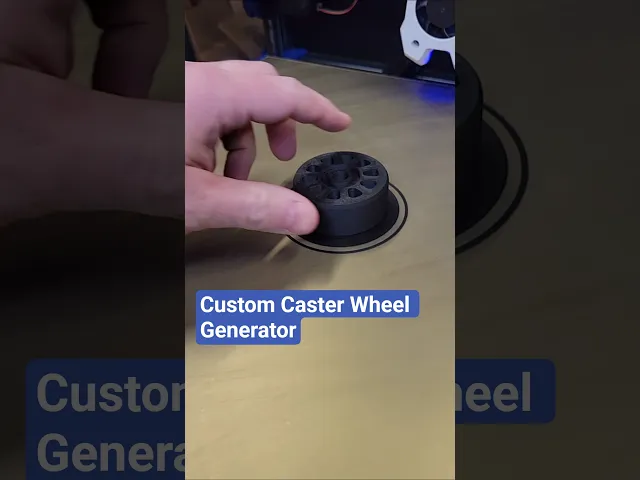 Replacement Caster Wheel Generator video thumbnail