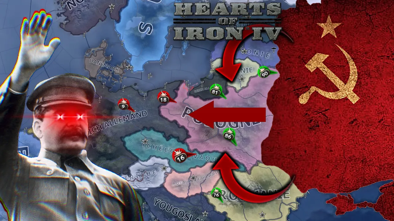 LIBÉRER L'EUROPE avec l'UNION SOVIÉTIQUE ! #1 pendant la SECONDE GUERRE MONDIALE (Hoi URSS Staline)