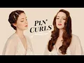 Pin Curls Tutorial Glamorous Vintage Hairstyle for Long Hair