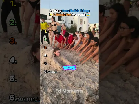 Sand builds things it should not moments