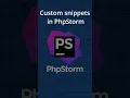 Increase your coding speed by a few times with snippets