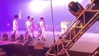 لحظة دخول سعد المجرد ليغني مع محمد رمضان 