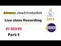 Introduction to Advance Java Servlets In Java Introduction Java Programming Tutorials