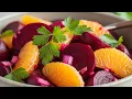 Download Lagu Beet Salad with Orange \u0026 Pineapple | Healthy \u0026 Easy Mediterranean Recipe❤️#cooking #food