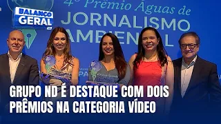 Grupo ND recebe sete reconhecimentos no Prêmio Águas de Jornalismo Ambiental