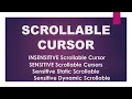 Part2 Cursor Series s Scrollable types SCROLLABLE NON-SCROLLABLE SQL 7997745085