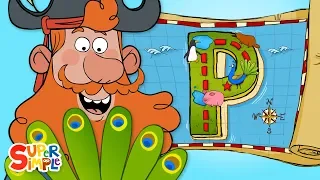 Captain Seasalt And The ABC Pirates Discover A Delicious Prize On P Island Cartoon For Kids 