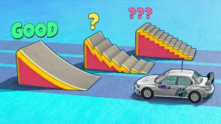 BeamNG | Which RAMP SHAPE works the BEST? (...and worst?)