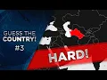 Guess the Country from a Map - Hard