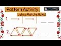Pattern maths lab activity Pattern maths tlm Patterns chart
