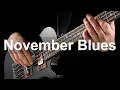 November Blues \u0026 Rock - Modern Whiskey Blues Instrumental Music to Relax #1