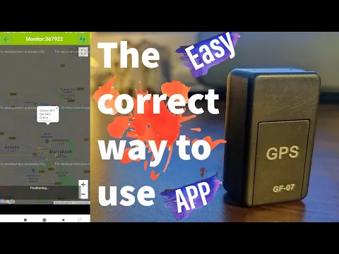 Mini GPS GF07 Tracker for Vehicle Haw to Use setup the APP