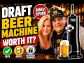 Menkind Draft Wizard Ultrasonic Frothing Home Beer Dispenser for Can Bottle Edition