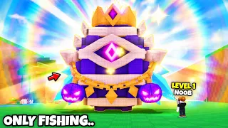 I Started OVER Using ONLY FISHING in Steal an Egg...