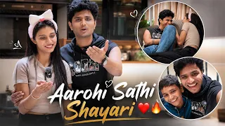 Aarohi & Harshad Sathi Shayari 😜❤️