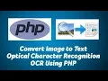 Convert Image to Text Optical Character Recognition OCR Using PHP