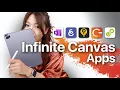 Top 5 Inifinite Canvas Apps in iPad You MUST Know