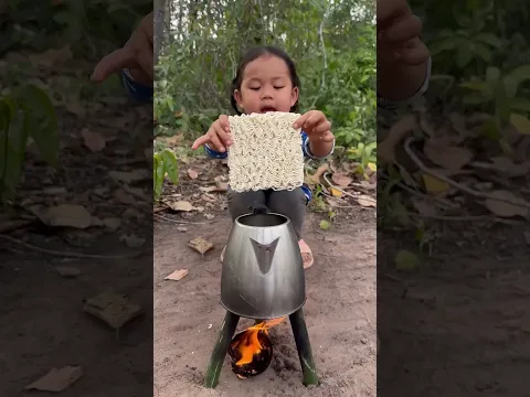 Survival Skills: Single mom show SMART ideas and USEFUL with noodles in forest #camping #bushcraft