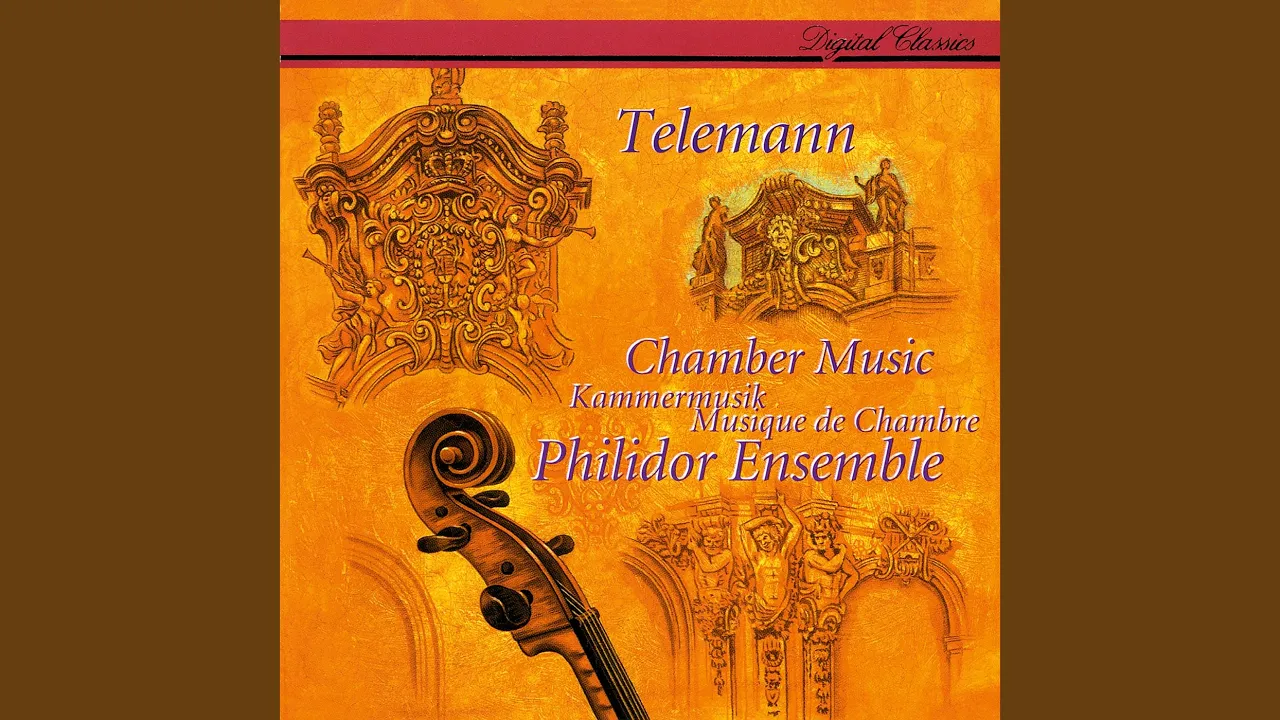 Telemann: Quartet in A minor, TWV 43:a3 - 1. Adagio
