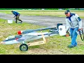 VERY HUGE AND LOUD PULSE JET HEINKEL HE-162 PULSO SCALE 1 3 5 MODEL AIRCRAFT FLIGHT DEMONSTRATION