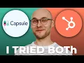 Capsule CRM vs HubSpot CRM Review - Still Good