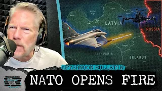 NATO Shoots Down Mystery Drone Over Latvia
