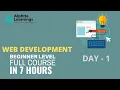 Day - 1 Complete Web Development Tutorial