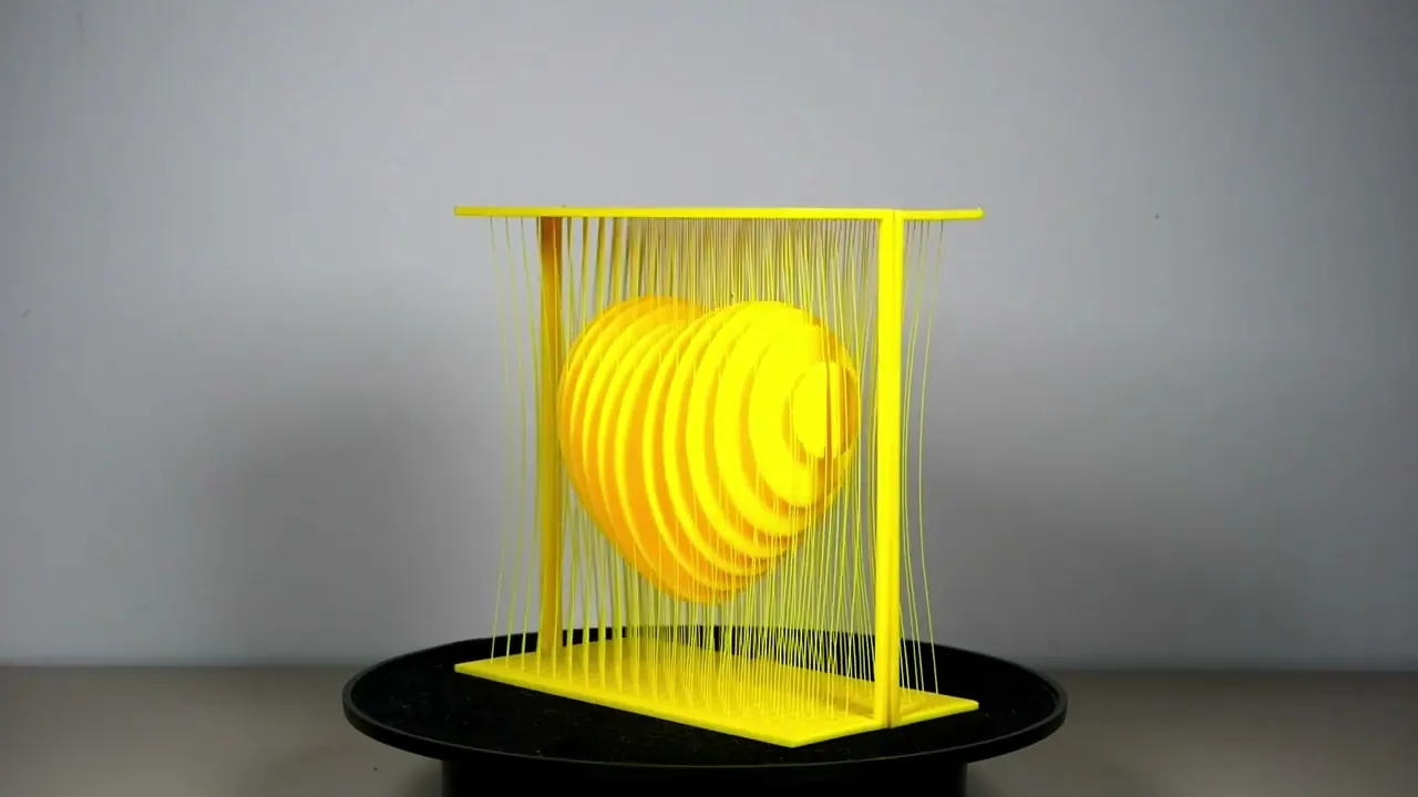 Disappearing Heart String Art