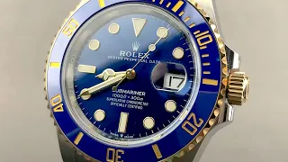 Rolex Submariner Date 41mm 126613LB-0002 - Two-Tone Rolex Sub Bluesy Hands-On Review