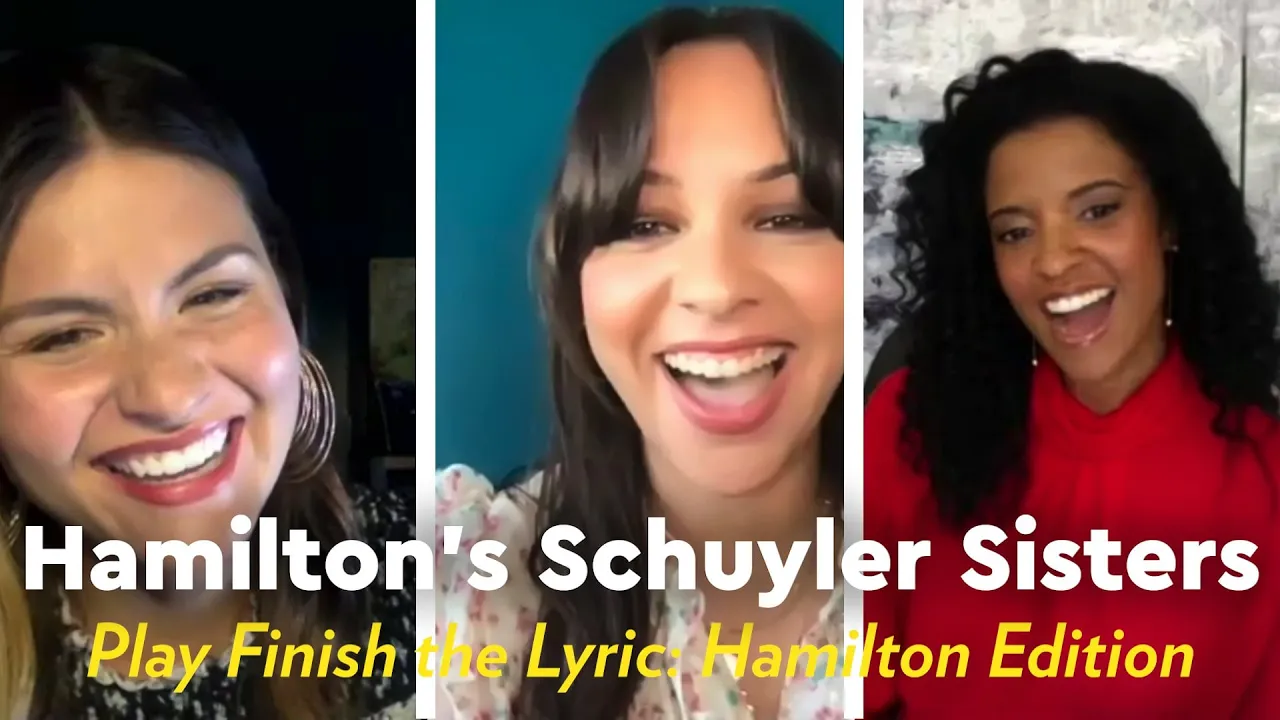 Hamilton's Schuyler Sisters Sing and Try to Finish the Hamilton Lyric | POPSUGAR Pop Quiz Hamilton's Schuyler Sisters Sing and Try to Finish the Hamilton Lyric | POPSUGAR Pop Quiz