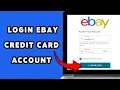 How To Login eBay Credit Card Account 2025 eBay Card Online Sign In Guide