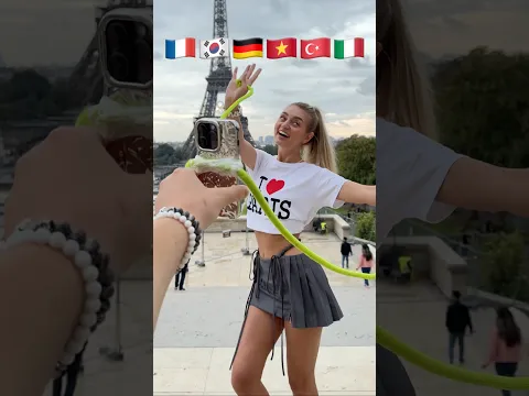 1 girl = 6 countries😈🗺️ where are you from?😂🖐️