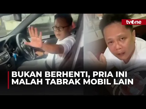 Mabuk, Pengendara Mobil Mewah Tabrak Lari Berujung Kecelakaan Beruntun di Surabaya