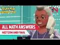 All Math Class Answers in Pokemon Scarlet and Violet - Midterm and Final