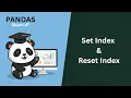 How to Set and Reset Index in Pandas Python Pandas Tutorial for Beginners Telugu
