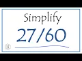 How to Simplify the Fraction