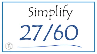 How to Simplify the Fraction
