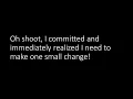 Change your last git commit