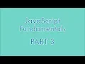 JavaScript Fundamentals - Part 3
