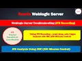 Weblogic Server Troubleshooting Taking JFR Recording and Analysis using JMC Tool - PART 11