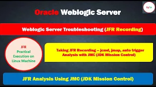 Weblogic Server Troubleshooting Taking JFR Recording and Analysis using JMC Tool - PART 11