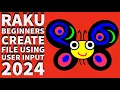 Raku Programming Tutorial Create File Using User Input 2024