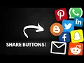 How to Add Social Media Share Buttons on your Website - HTML CSS