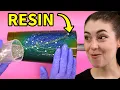 Husband Wife Make a Resin Tumbler for the First Time