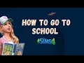 How to Go to School - The Sims 4